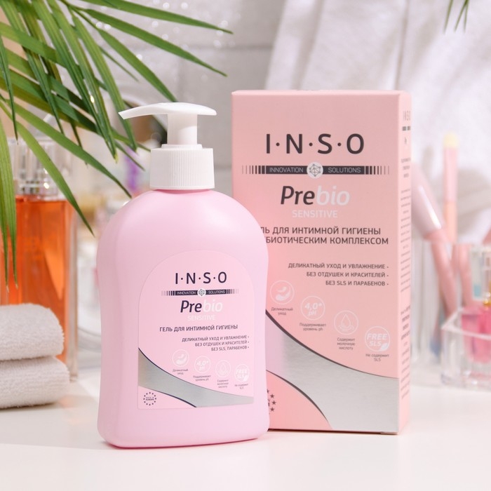 Гель для интимной гигиены Inso Prebio, 250 мл Гель для интимной гигиены Inso Prebio, 250 мл