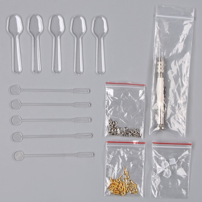 Набор силиконовых молдов и аксессуаров, для эпоксидной смолы Набор силиконовых молдов и аксессуаров, для эпоксидной смолы