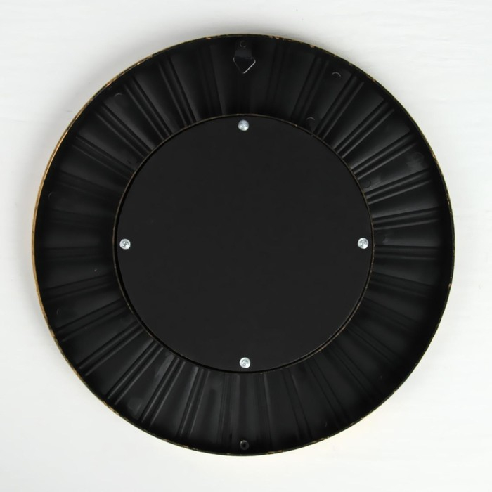 Зеркало настенное «Лучи», d зеркальной поверхности 12 см, цвет «состаренное золото» Зеркало настенное «Лучи», d зеркальной поверхности 12 см, цвет «состаренное золото»