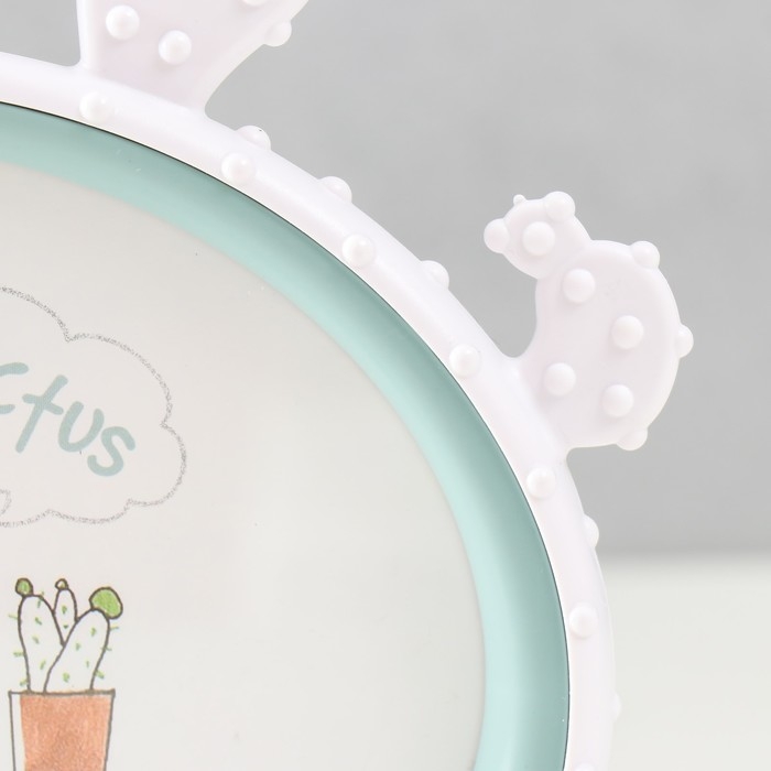 Фоторамка пластик двусторонняя на 2 фото 12х17 см "Кактус" 3,5х21х8,5 см