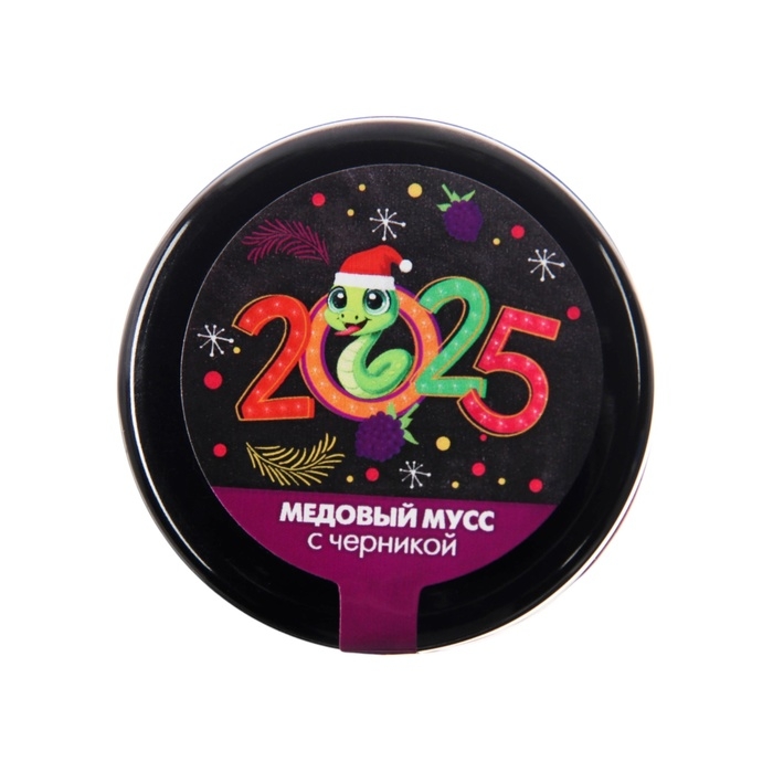 Новый год. Медовый мусс  Новый год. Медовый мусс "Новый год!", с черникой, 30 г