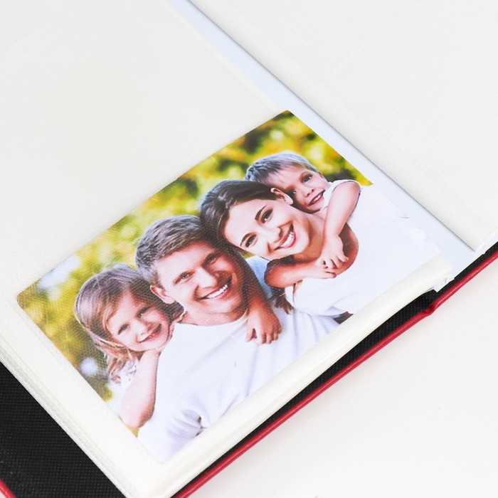 Фотоальбом на 300 фото 10х15 см Фотоальбом на 300 фото 10х15 см "Красный" кожзам 33х19х6 см