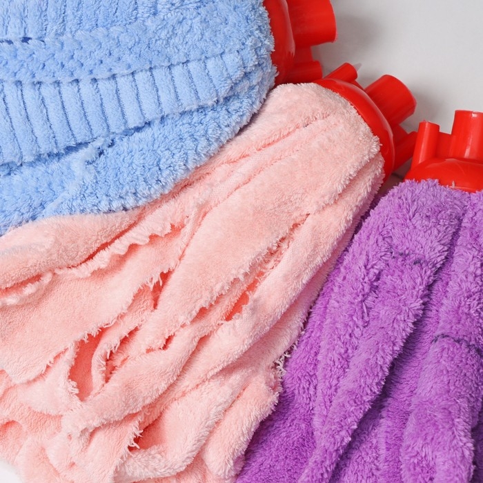 Насадка для швабры ленточная Доляна «Юбочка», микрофибра, 28×7×7 см, цвет МИКС Насадка для швабры ленточная Доляна «Юбочка», микрофибра, 28×7×7 см, цвет МИКС