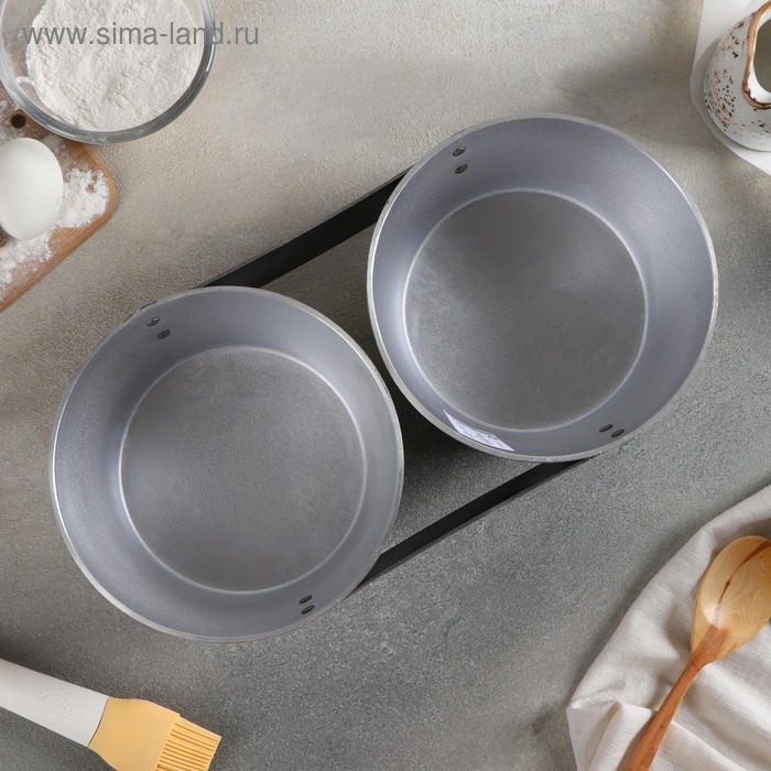 Хлебная форма для выпечки, 17.5×9.5×14 см, 2-х секционная Хлебная форма для выпечки, 17.5×9.5×14 см, 2-х секционная