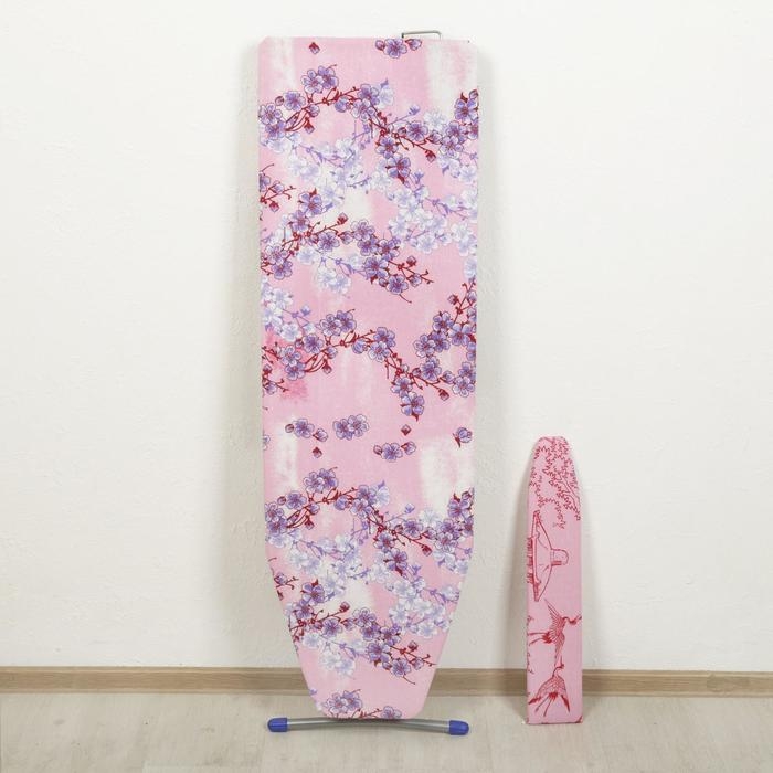 Доска гладильная Nika «Лина 4», 111,5×34,5 см, два положения высоты 70, 80 см, рисунок микс Доска гладильная Nika «Лина 4», 111,5×34,5 см, два положения высоты 70, 80 см, рисунок микс