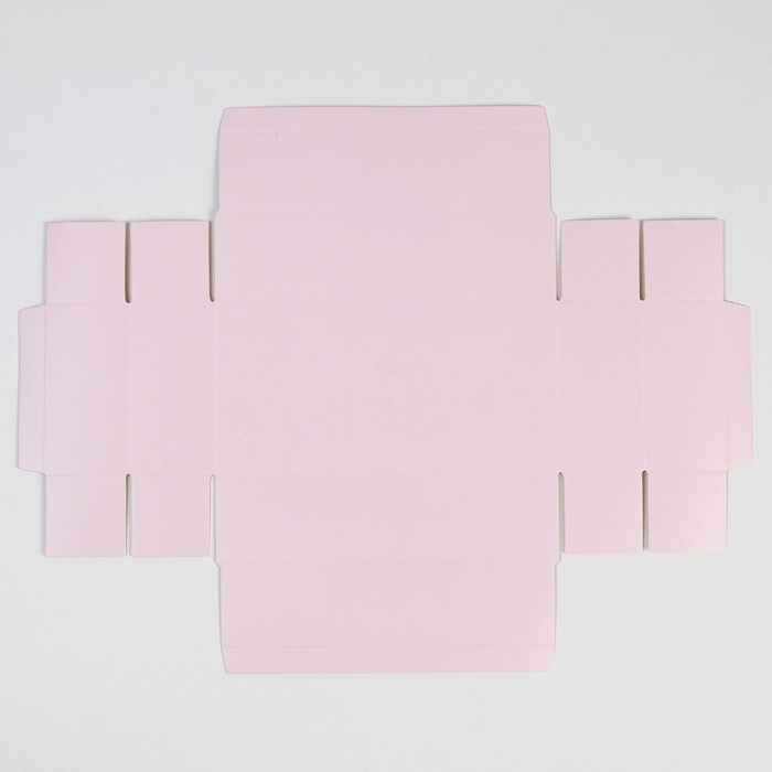 Коробка под 6 конфет, кондитерская упаковка «Расцветай от счастья», 10.2 х 20 х 5 см