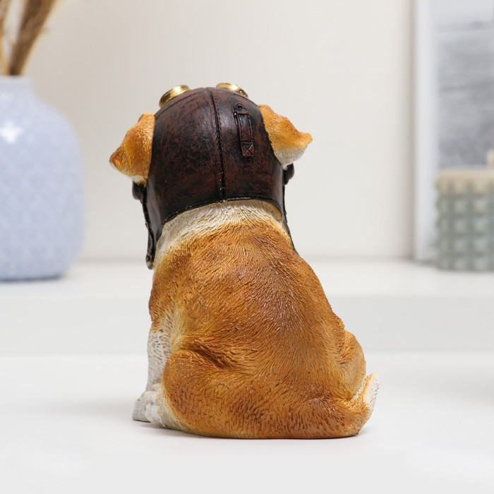 Фигура  Фигура "Щенок - авиатор" 14х10х16см