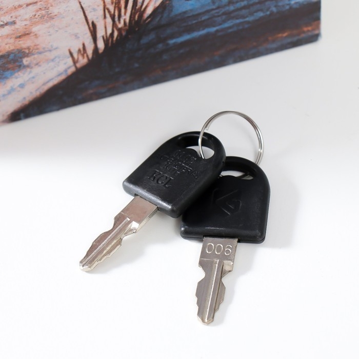 Сейф-книга дерево кожзам Сейф-книга дерево кожзам "Река в горах" 21х13х5 см