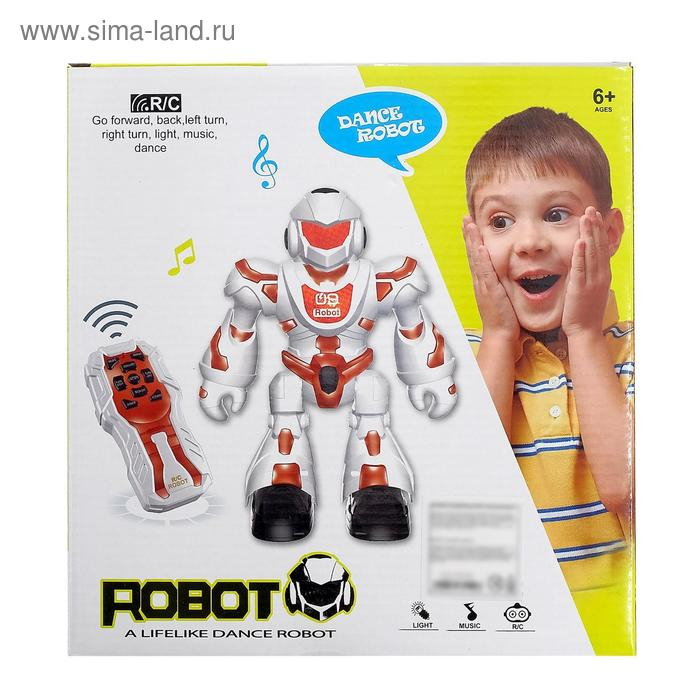 Робот радиоуправляемый «Танцор», световые и звуковые эффекты, работает от батареек, цвета МИКС