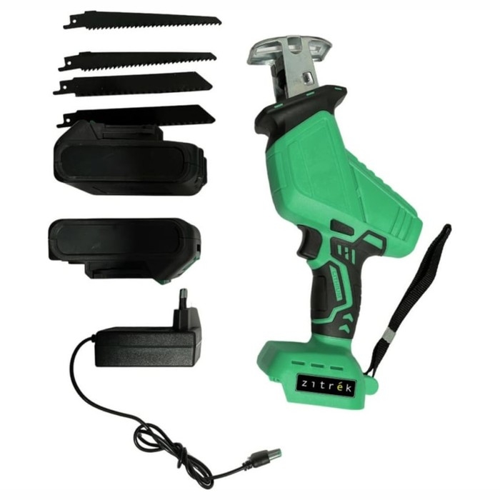 Пила сабельная аккумуляторная ZITREK ZKRS20V, 20 В, 1.5 Ач, Li-Ion, 2 АКБ, 3000 ход/мин Пила сабельная аккумуляторная ZITREK ZKRS20V, 20 В, 1.5 Ач, Li-Ion, 2 АКБ, 3000 ход/мин