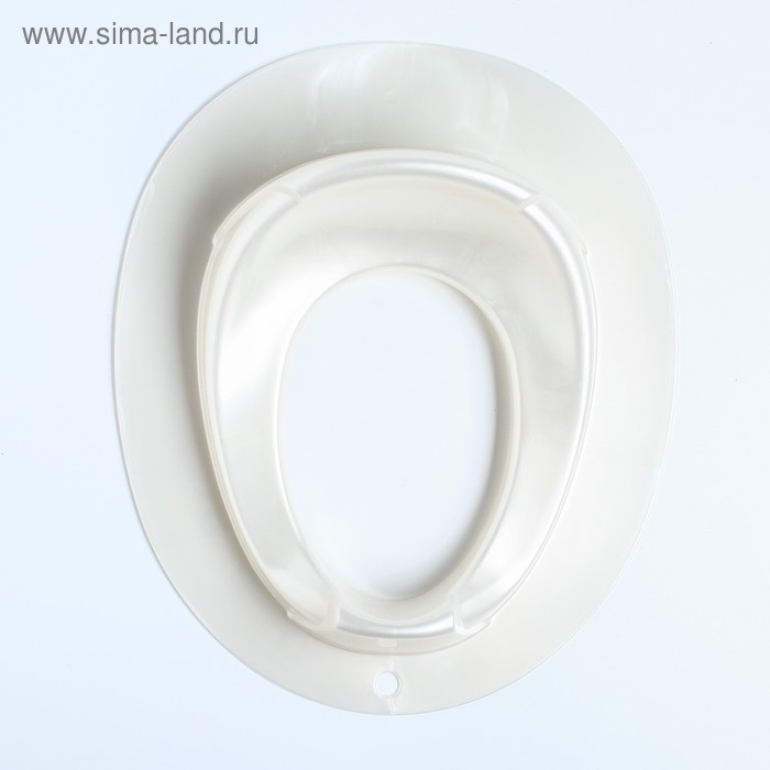 Детская накладка - сиденье на унитаз «Бамбино», цвет белый Детская накладка - сиденье на унитаз «Бамбино», цвет белый