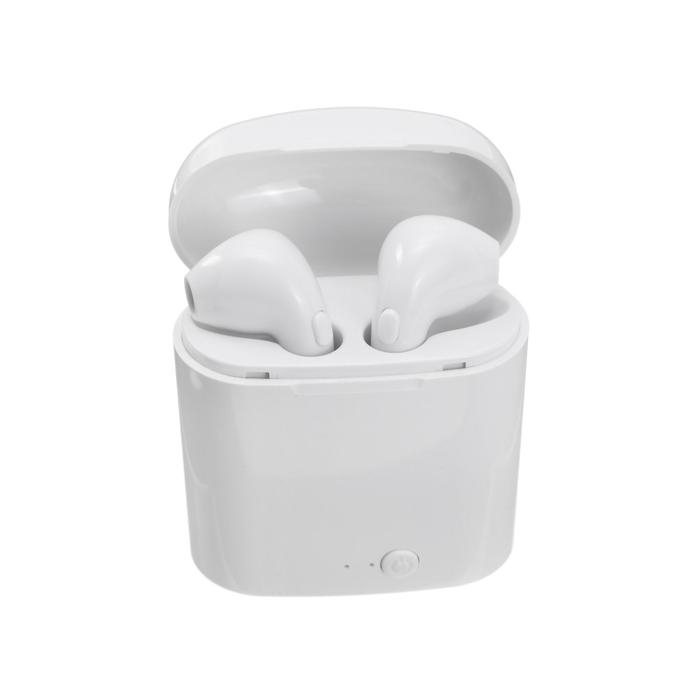 Наушники беспроводные Luazon i7S, TWS, Bluetooth 5.0, 65/950 мАч, белые Наушники беспроводные Luazon i7S, TWS, Bluetooth 5.0, 65/950 мАч, белые
