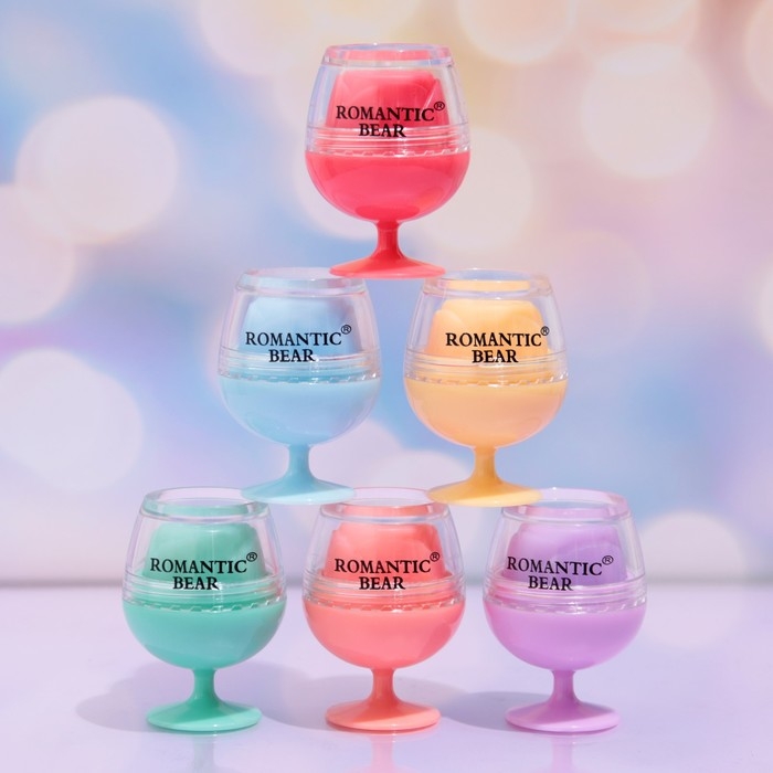 Бальзам для губ «Бокал», микс цветов и ароматов, светящийся в темноте Бальзам для губ «Бокал», микс цветов и ароматов, светящийся в темноте