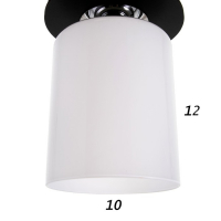 Светильник 91310/1 E27 40Вт венге-хром 12х12х17 см BayerLux