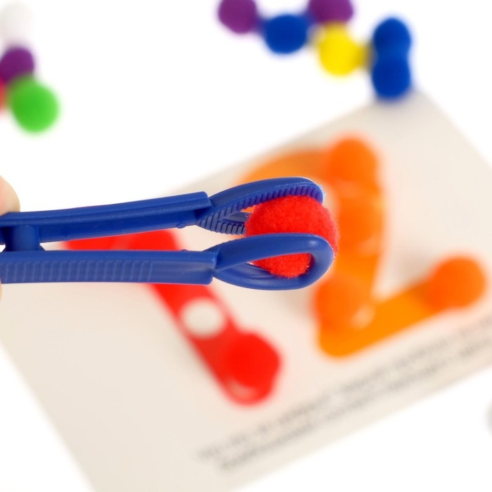 Развивающий набор «Цветные бомбошки: учимся считать», по методике Монтессори Развивающий набор «Цветные бомбошки: учимся считать», по методике Монтессори