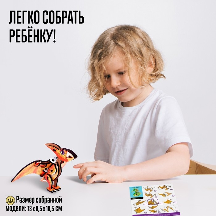 Деревянный конструктор «Птеродактиль» Деревянный конструктор «Птеродактиль»