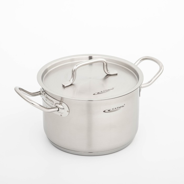 Кастрюля «Общепит», 3 л, d=18 см, h=12 см, капсульное дно, индукция Кастрюля «Общепит», 3 л, d=18 см, h=12 см, капсульное дно, индукция