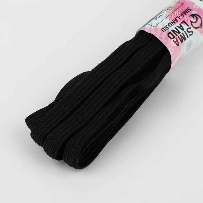 Резинки бельевые, 6 мм, 5,5 ± 0,5 м, 4 шт, цвет чёрный Резинки бельевые, 6 мм, 5,5 ± 0,5 м, 4 шт, цвет чёрный