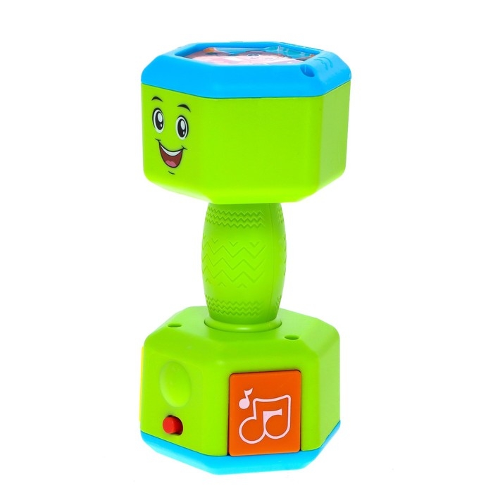 Музыкальный ночник-проектор «Гантель», свет, звук Музыкальный ночник-проектор «Гантель», свет, звук