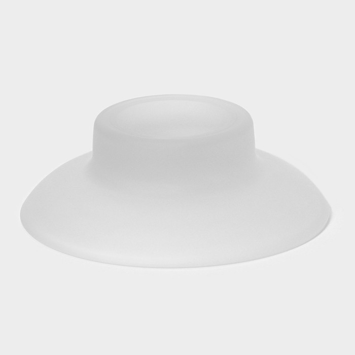 Мыльница стеклянная, 10,7×10,7×3,7 см, матовая