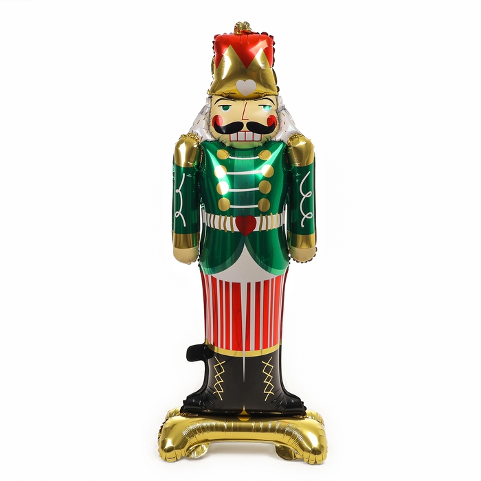 Новый год! Шар фольгированный 48 Новый год! Шар фольгированный 48" «Оловянный солдатик», на подставке