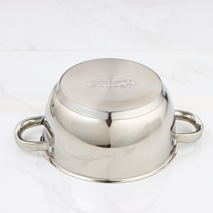 Кастрюля «Антея», 3 л, d=20 см, капсульное дно, индукция Кастрюля «Антея», 3 л, d=20 см, капсульное дно, индукция