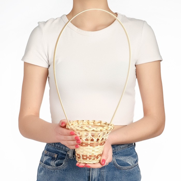 Корзина «Стакан», 12×14 см, бамбук Корзина «Стакан», 12×14 см, бамбук