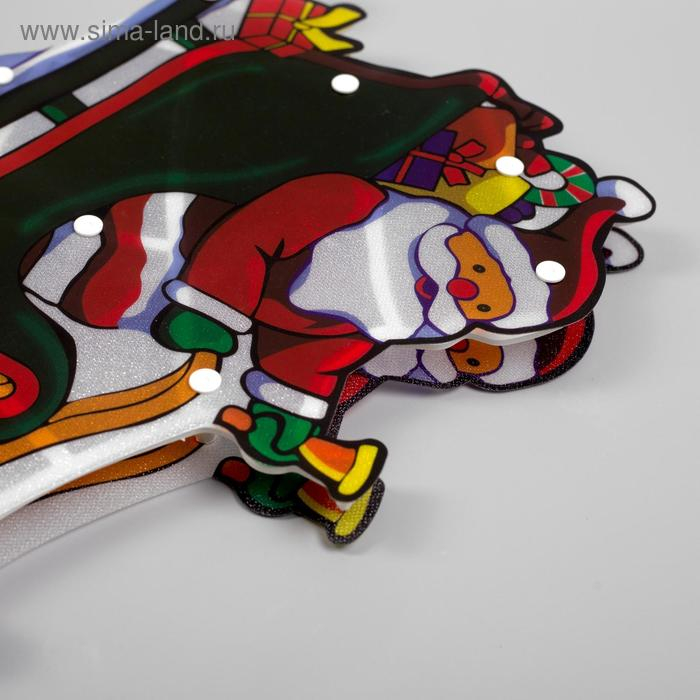 Светодиодная фигура «Дед Мороз в санях» 45 × 24 см, пластик, 220 В, свечение мульти (RG/RB) Светодиодная фигура «Дед Мороз в санях» 45 × 24 см, пластик, 220 В, свечение мульти (RG/RB)