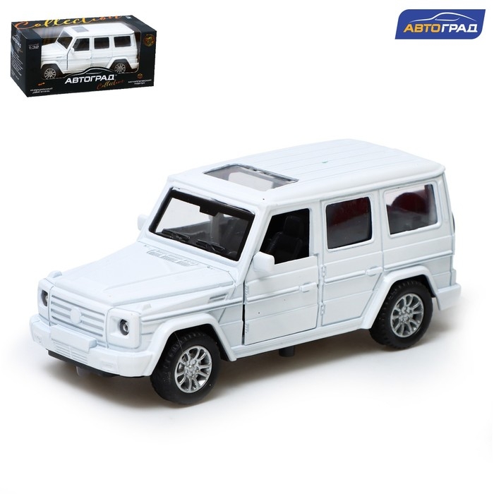 Машина «Внедорожник», 1:32, инерция, световые и звуковые эффекты, цвет белый Машина «Внедорожник», 1:32, инерция, световые и звуковые эффекты, цвет белый