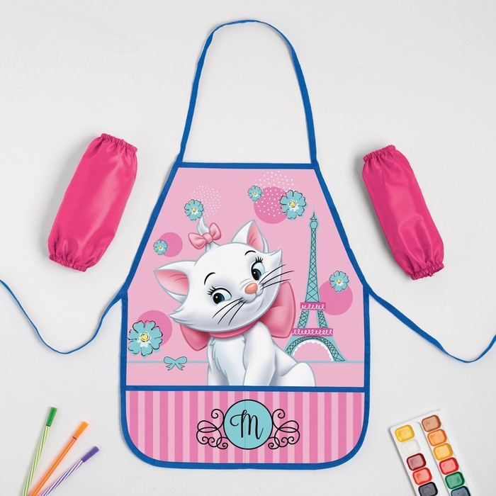 Фартук с нарукавниками детский Фартук с нарукавниками детский "Paris", Коты аристократы, 49х39 см