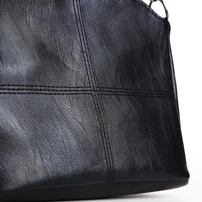 Сумка кросс-боди на молнии, цвет чёрный