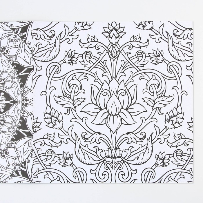 Раскраска - антистресс, альбом «Волшебные узоры» 20 стр. Раскраска - антистресс, альбом «Волшебные узоры» 20 стр.