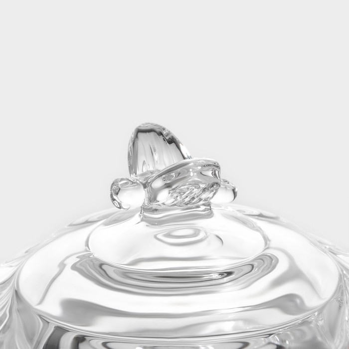 Баночка стеклянная для мёда и варенья «Медвежонок», 200 мл, 11,5×9,3 см