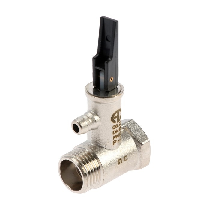 Клапан предохранительный AQUALINK, для бойлера, 1/2 Клапан предохранительный AQUALINK, для бойлера, 1/2", 7 бар