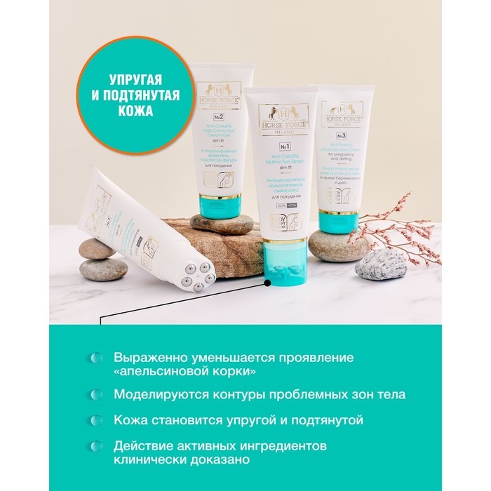 Антицеллюлитная сыворотка мультиактивная Лошадиная сила для похудения день-ночь, 200 мл Антицеллюлитная сыворотка мультиактивная Лошадиная сила для похудения день-ночь, 200 мл