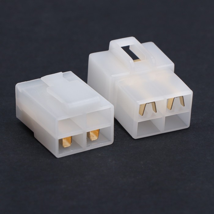 Разъем автомобильный, штекер-гнездо DJ7041-6.3-11/21, 4 контакта, набор 5 шт Разъем автомобильный, штекер-гнездо DJ7041-6.3-11/21, 4 контакта, набор 5 шт