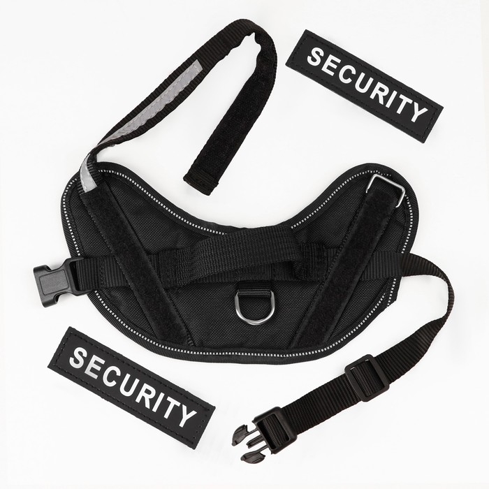 Шлейка К9 мягкая светоотражающая, размер ХS, ОГ 38-50 см, вес 3-6 кг, черная Шлейка К9 мягкая светоотражающая, размер ХS, ОГ 38-50 см, вес 3-6 кг, черная