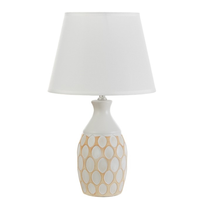 Настольная лампа Настольная лампа "Янина" Е14 40Вт бежевый 22х22х40см RISALUX