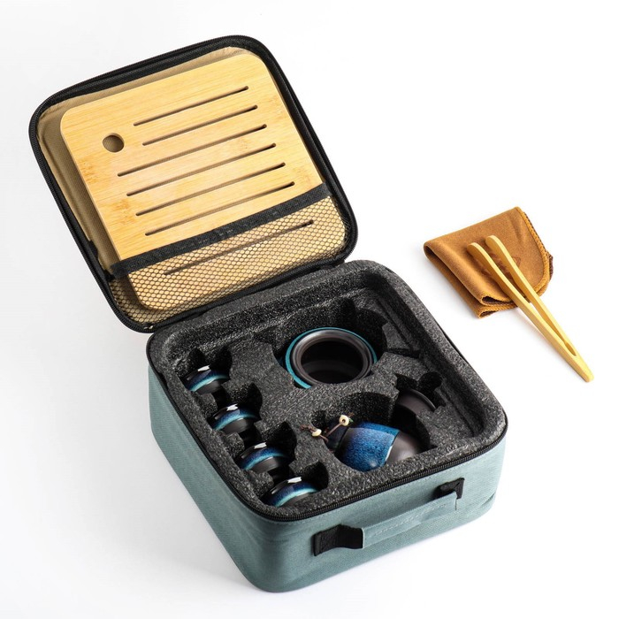 Набор для чайной церемонии  Набор для чайной церемонии "Мужчине", на 4 персоны, чашка 45 мл, чайник 180 мл