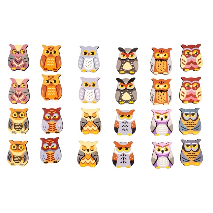 Игра настольная мемо «Совы» Far far land wood (24 фишки в коробке) Игра настольная мемо «Совы» Far far land wood (24 фишки в коробке)