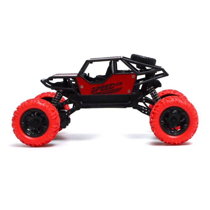 Джип радиоуправляемый «Триал», работает от аккумулятора, цвет красный Джип радиоуправляемый «Триал», работает от аккумулятора, цвет красный