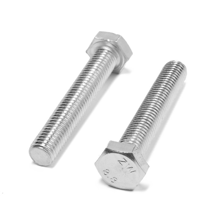 Болт ТУНДРА, оцинкованный, DIN 933, класс прочности 8.8, М12х70 мм, 1 кг Болт ТУНДРА, оцинкованный, DIN 933, класс прочности 8.8, М12х70 мм, 1 кг