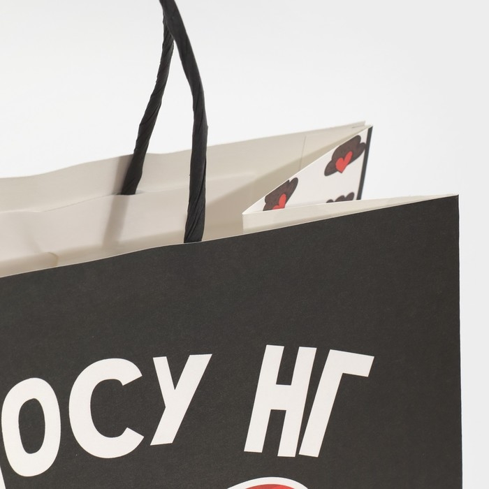 Пакет подарочный новогодний «На носу НГ», 22 х 22 х 11 см, Новый год Пакет подарочный новогодний «На носу НГ», 22 х 22 х 11 см, Новый год