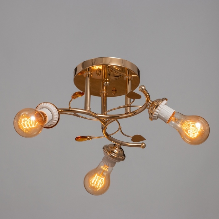 Люстра Люстра "Грета" бп 3х40Вт Е27 Золото МОДЕЛЬ: 2600553