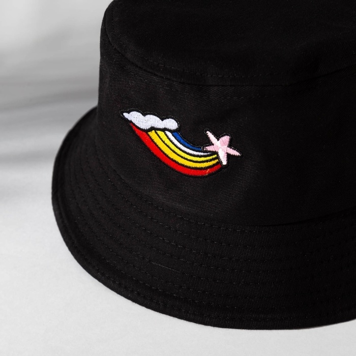 Панама для девочки Панама для девочки "Радуга" MINAKU цвет чёрный, р-р 50-52