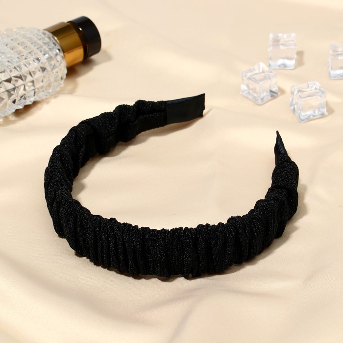 Ободок для волос Ободок для волос "Джози" 3 см, чёрный