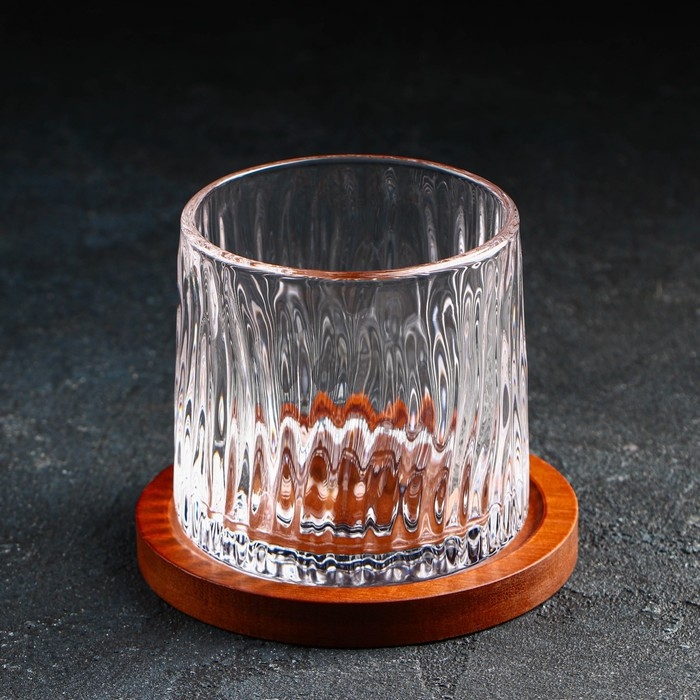 Стакан стеклянный на подставке «Торн», 250 мл Стакан стеклянный на подставке «Торн», 250 мл