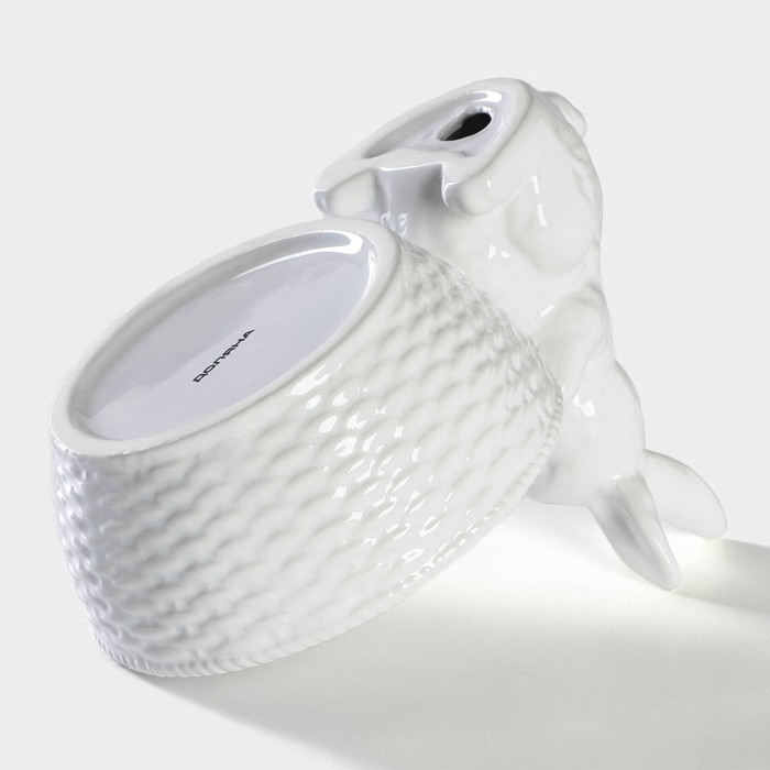 Конфетница Доляна «Зайка», 650 мл, 21,5×15,5×16,5 см Конфетница Доляна «Зайка», 650 мл, 21,5×15,5×16,5 см