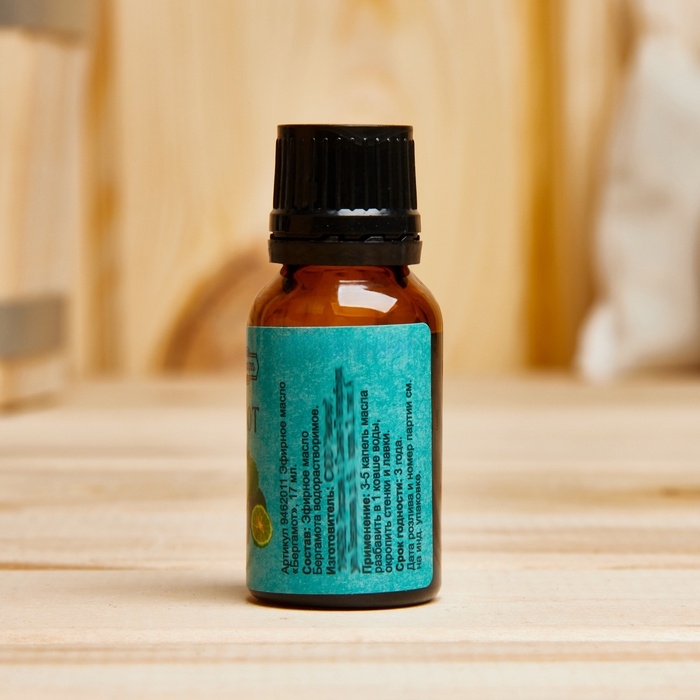 Эфирное масло  Эфирное масло "Бергамот" флакон-капельница 17 мл "Добропаровъ"