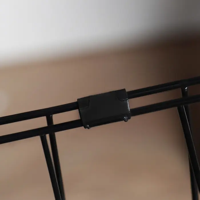 Клетка с люком для собак, 130 х 60 х 70 см, чёрная